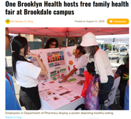 Caribbean Life Highlights One Brooklyn Health’s Brookdale Campus Family Health Fair