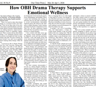 OBH Featured in Our Time Press for Creative Arts Therapy Week