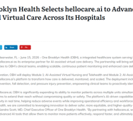 One Brooklyn Health Featured in Canarsie Courier For Selecting hellocare.ai to Advance AI-Powered Virtual Care&nbsp;